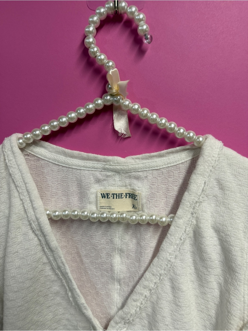 Free People We The Free Winnie Cardigan White - Picture 3 of 4